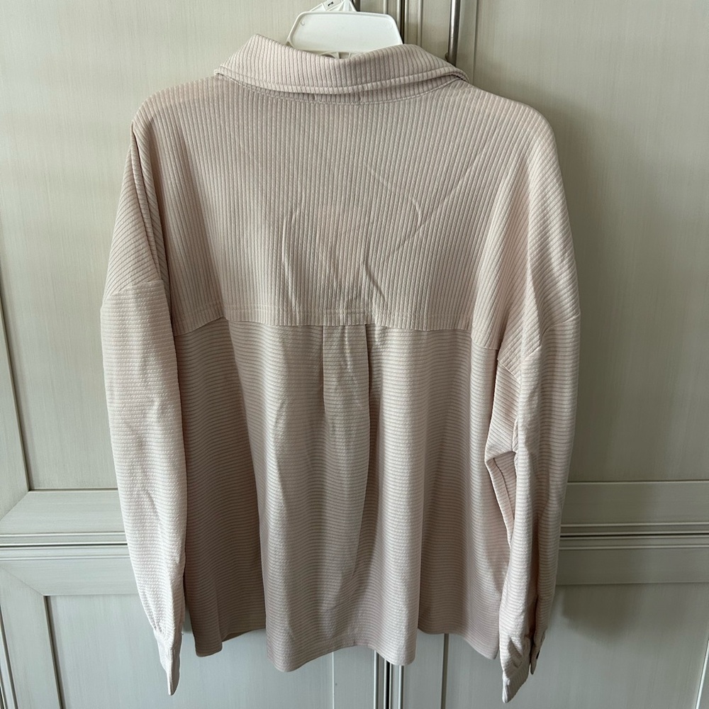 Heyson Ribbed Stone Shacket - Picture 5 of 6